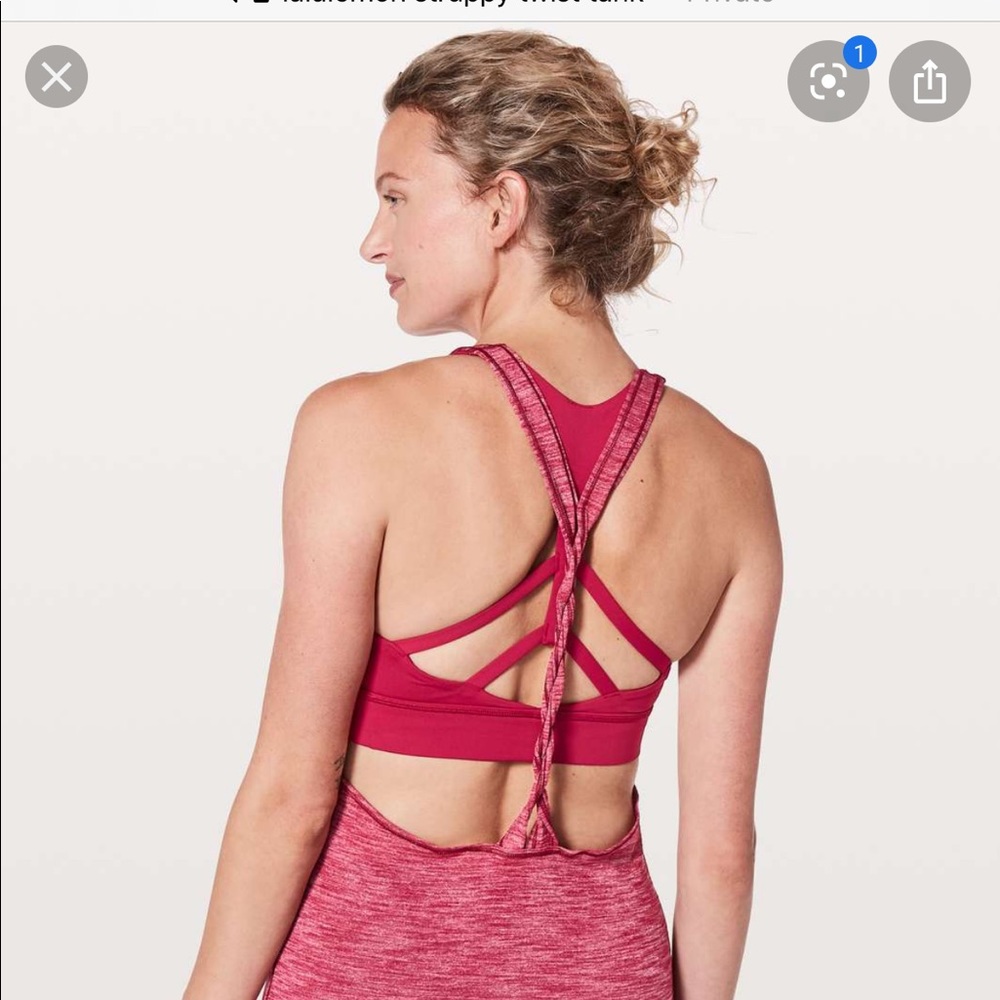 Lululemon Twist and toil tank